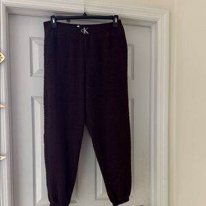 Calvin Klein Dark Brown Men's Fleece Joggers
